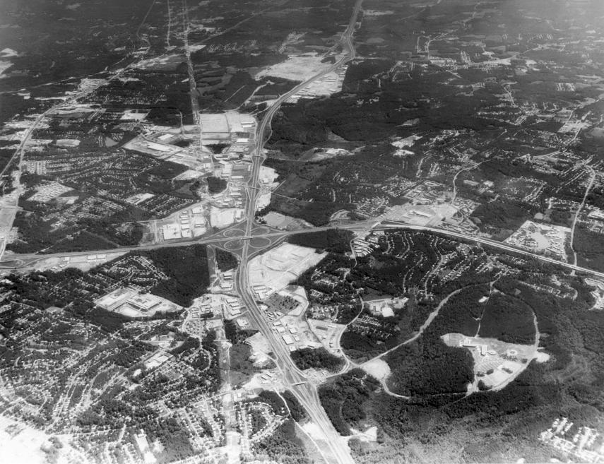 picture of Atlanta's Spaghetti Junction circa 1980